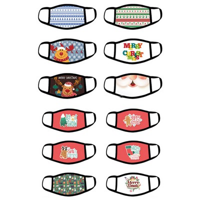 2-layer Reusable Christmas Face Mask