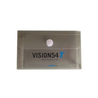 Business Card Envelope w/Touch Closure & Smooth Finish