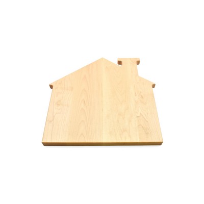 Maple Hardwood House Shaped Cutting Board