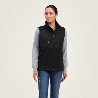 Ariat® Women's Black Rebar® Cloud 9 Insulated Vest