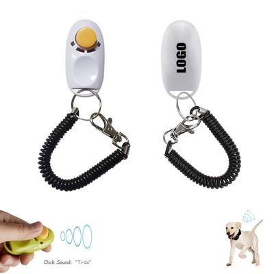 Pet Dog Training Sound Clicker w/Elastic Band