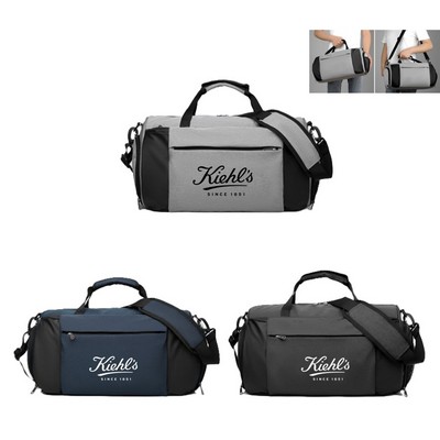 Multifunction Travel Duffel Bag with Shoes Compartment