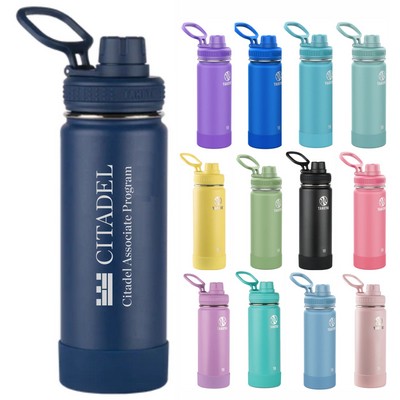 18 Oz. Takeya® Actives Insulated Water Bottle w/Spout Lid