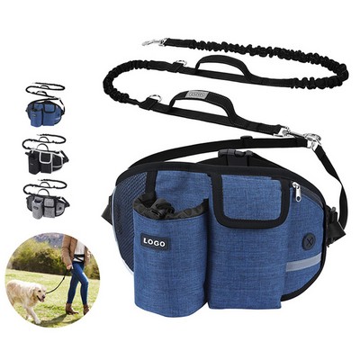 Double Dog Leash with Fanny Pack