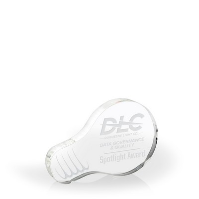 Illuminate Acrylic Light Bulb Paperweight