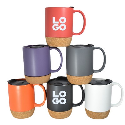 14Oz Cork Mug Ceramic