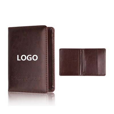 PU Travel Passport Case