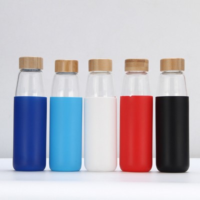 16oz Borosilicate Glass Water Bottle