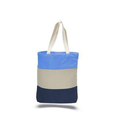 My Favorite Three Color Canvas Tote