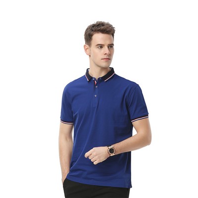 Quality 100% mercerized cottom Unisex POLO shirt instock