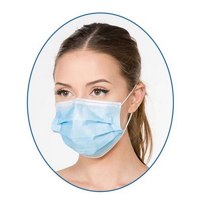 ASTM Level 3 Blue Disposable Medical Face Mask