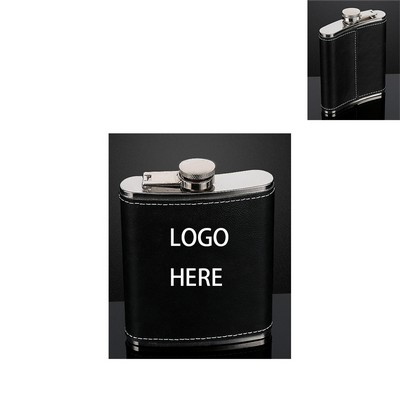 8 Oz. PU Stainless Steel Hip Flask