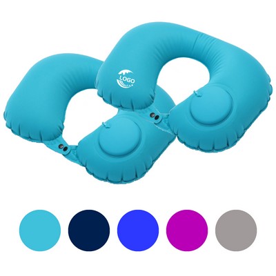 MOQ 50pcs U-Shaped TPU Inflatable Throw Pillows Pad