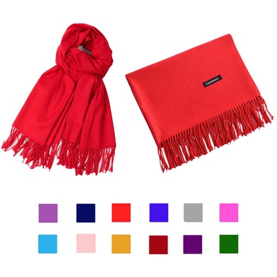 Full Color Cashmere Pashmina Shawls Scarf