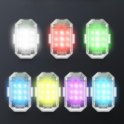 Wireless Remote Control 7 Colors USB Charging Led Strobe Lights With 4 Light