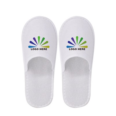 Disposable Close-Toe Spa Hotel Slippers