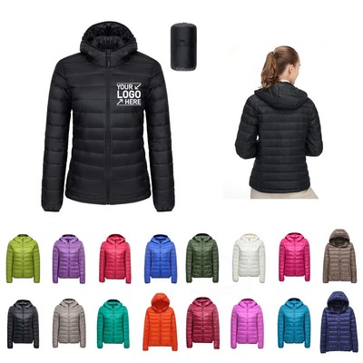 Hooded Short Down Jacket