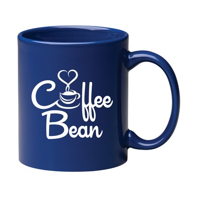 11 oz. Royal Blue C Handle Mug