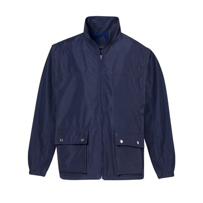 LAZZAR Men's Jacket With Removable Sleeves