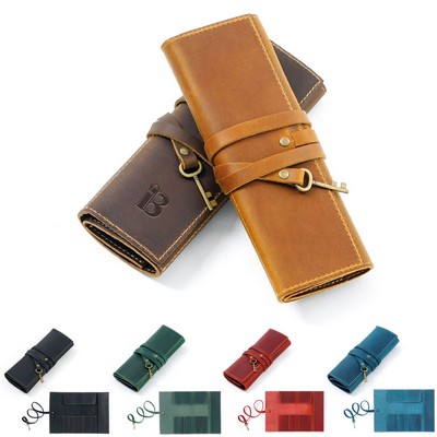 PU Leather Pencil case With Rope