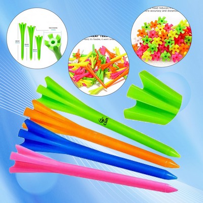 Five-Pronged Plastic Golf Tees