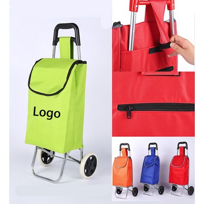 Portable Shop Mall Market Vegetable Cart Trolley