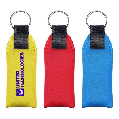 Floating Neoprene Foam Boat Keychain