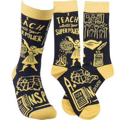 Teacher Theme Socks