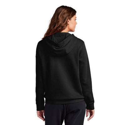 Nike Ladies Club Fleece Sleeve Swoosh Full-Zip Hoodie