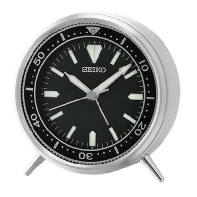 Seiko Mai T Bedside Alarm in Black