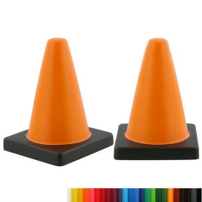 Foam Traffic Cone Stress Reliever with Your Logo