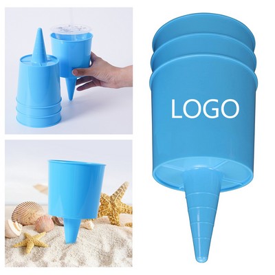 Sand Cup Coasters Beach Beverage Holder