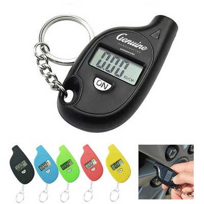 Digital Tire Pressure Gauge w/Keychain