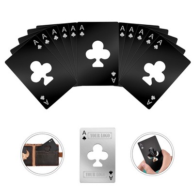 Poker Card Bottle Opener