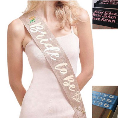 Pageant Sashes Customization