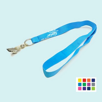 Lanyard Card Holder w/Metal Clip