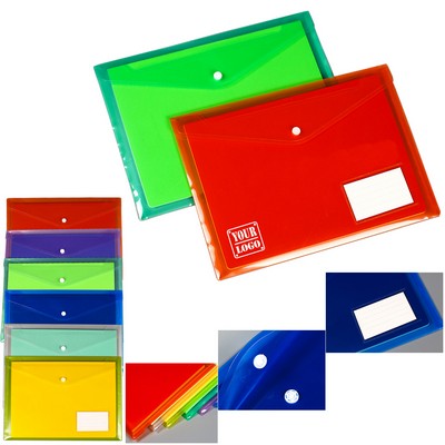 A4 Size Plastic Envelope File