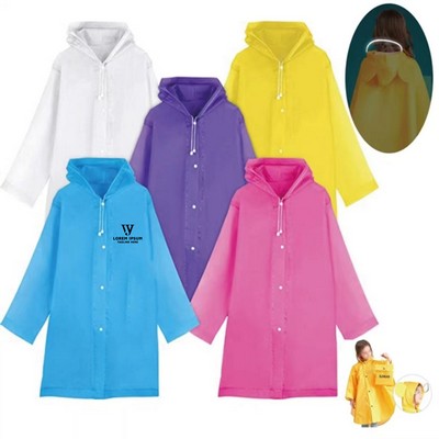 Transparent Children's Waterproof and Kids Raincoat