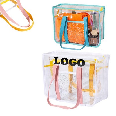 Clear Spacious Beach Bag