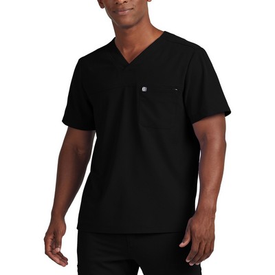 White Cross - CRFT - Men's 2-Pocket Fluid Resistant V-Neck Top