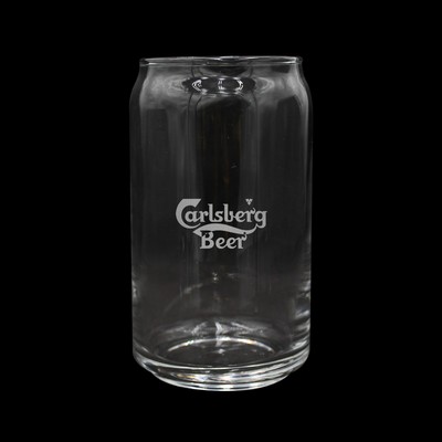 16 oz. Beer Can Glass - USA, Laser, Standard