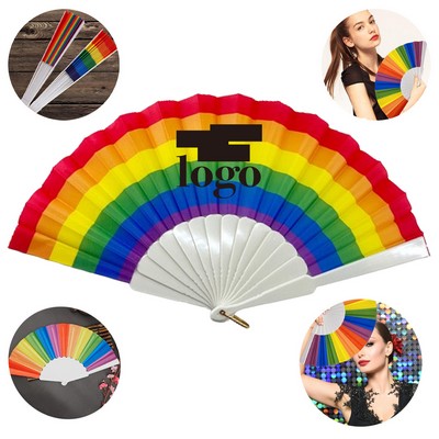 Plastic Portable Folding Hand Fan