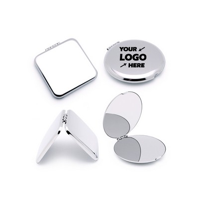 Stainless Steel Folding Makeup Mirror