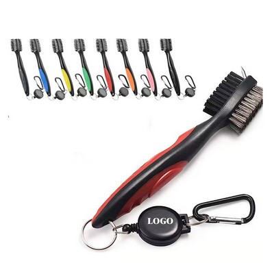 Durable Multi-Tool with Nylon Bristles and Retractable Carabiner