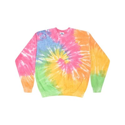 Tie-Dye Adult Crew Neck Sweatshirt