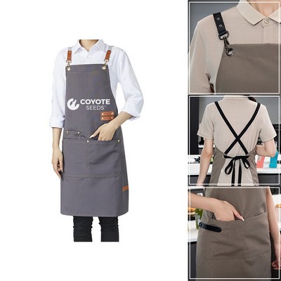 Modern Minimalist Overalls Apron