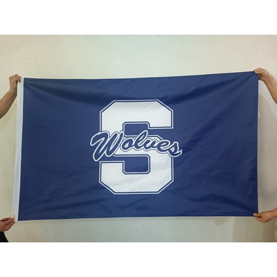 Double Sided Banner Flag with Grommets (3' x 5')