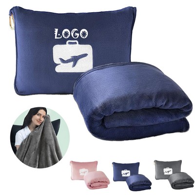 2 In 1 Travel Blanket And Pillow