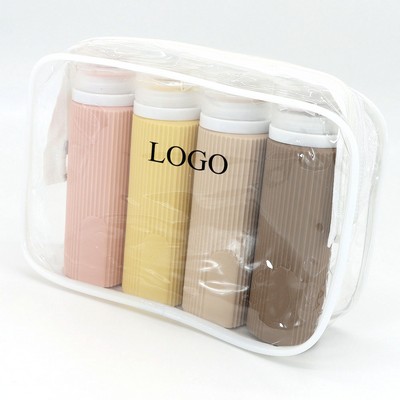 Carry-On Kit/ 3oz PortableTravel Bottles for Toiletries