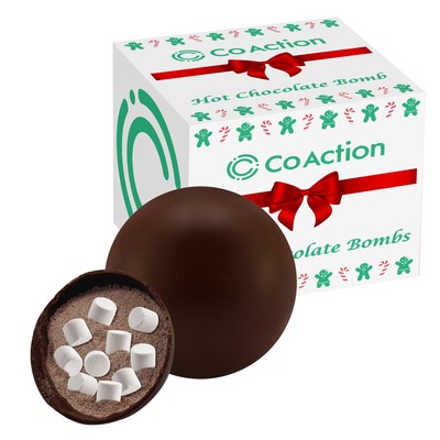 Mini Hot Chocolate Bomb in Box - Dark Chocolate